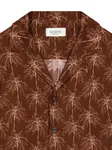 Рубашка с принтом Laneus, коричневый - фото 3
