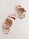 Сандалии Next, цвет Rose gold - фото 4
