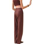 Брюки женские Hermes, бордовый - фото 3