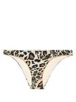 Nanushka плавки бикини с леопардовым принтом, нейтральный цвет - фото