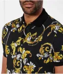 Футболка поло Slim fit Versace Jeans Couture, черный - фото 4