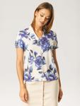 Блуза Quiosque 2JA008, синий/белый - фото 2