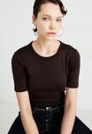 Футболка Gina Tricot BASIC CLASSIC, Brown - фото 4