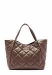 Сумка-шоппер LIU JO QUILTED SHOPPING , Brown - фото