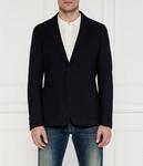 Шерстяной элегантный пиджак hanry Slim Fit Boss, синий - фото