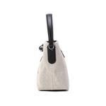 LONGCHAMP Маленькая сумка ведро из канвы Розо - фото 4