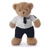 Плюшевая кукла Uniform Professional Image Bear высотой 45 см BOWEN BEAR - фото 4