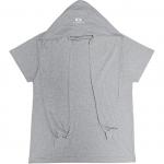 Футболка с капюшоном Incognito Balenciaga, серый - фото 3