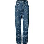 Джинсовые монограммные штаны для скейтбординга LOUIS VUITTON, синий - фото