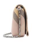 Мини-клатч Snip Chain Burberry, розовый - фото 3