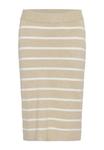 Юбка Kaffe LIZZA, Feather Grey Mel Chalk Stripe/Beige - фото 6