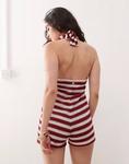 Комбинезон COLLUSION в полоску красного цвета - фото 4