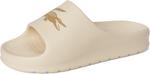 Сандалии Lacoste Men's Serve Slide 2.0, Off-white/Tan Croc - фото 7