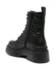 Стеганые ботинки на шнуровке PINKO, черный - фото 3