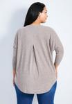 Женская туника Kym Rib Hacci AVENUE, Mocha - фото 2