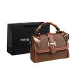 Pink·Land Женская сумка через плечо, Черный - фото 3