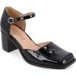 Туфли на широком каблуке Evangeline Journee, patent/black - фото