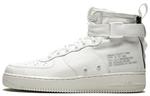 Кроссовки Nike Sf Air Force 1 Mid Triple Ivory - фото