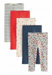 Брюки 5 PACK, Leggings Next, красный - фото 6
