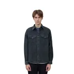 Рубашка унисекс темно-серая - 08 Uniqlo, темно-серый - фото 5