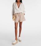 Кожаные эспадрильи на платформе Gianvito Rossi, White + Naturale - фото 2