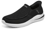 Кроссовки slip-ins delson 3.0 cabrino 'black' Skechers, черный - фото 3