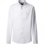 Рубашка с длинным рукавом Hackett Flannel Tape, белый - фото