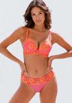 Трусы LASCANA THONG, Pink/Orange/Orange - фото