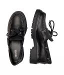 Кожаные мокасины Michael Kors, черный - фото 4