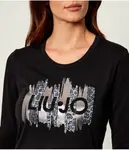 Блуза Regular fit Liu Jo, черный - фото 4