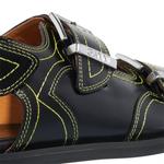 Сандалии в стиле вестерн с вышивкой Ganni, черный - фото 3