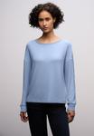Топ Street One MIT GLITZERDETAILS, Blau/Light Blue - фото