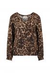 Блуза Cartoon Blouse, Brown Camel/Brown - фото 6