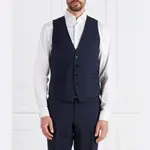 Узкий жилет строгого кроя Boss, синий - фото