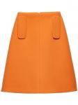 Prada юбка Tricotine, оранжевый - фото