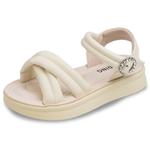 Противоскользящие дышащие детские сандалии для детей Budding, бежевый - фото 2