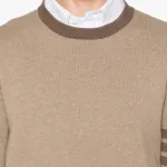 Thom e 4-Bar stripe свитер THOM BROWNE, sand - фото 5