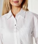 Рубашка HUGO Ecarla Cropped Fit, белый - фото 4