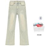 Джинсы унисекс Xinyinsu, желтый - фото 2