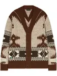 Кардиган с принтом Alanui, коричневый - фото
