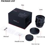 Кинообъектив 7Artisans 25mm T1.05 Vision Cine Lens, Leica L Mount, черный - фото 2