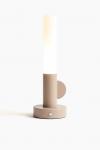 Настольная лампа H&M Cordless Candle Shaped, 27,2x9 см, бежевый - фото 3