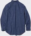 Рубашка Uniqlo Broad Check Button Down, 69 темно-синий - фото 2