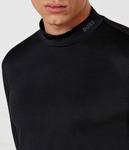 Лонгслив мужской Boss Green с вырезами для пальцев, черный - фото 4