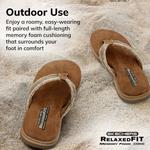 Мужские сандалии Skechers Relaxed Fit Supreme Bosnia, Tan - фото 6
