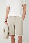 Шорты с добавлением льна Medicine, бежевый - фото