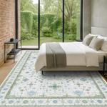 Ковёр Hazo Haus для гостиной, 305х427 см, кремовый/зелёный - фото 4