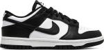 Кроссовки Nike Wmns Dunk Low 'Black White', черный/белый - фото