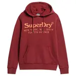 Худи Superdry Tonal Venue Logo, красный - фото