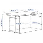 Тумбочка для хранения Ikea Smastad 90X52X48 см, белый - фото 6